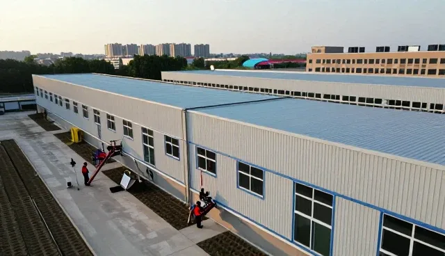 外墙清洗提升厂房车间整体体验